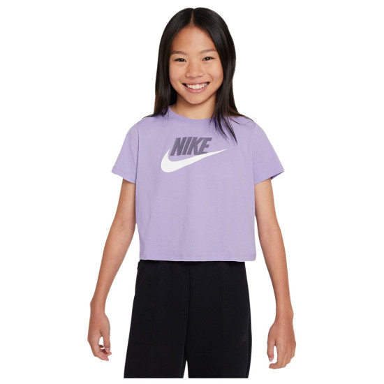 Nike Παιδική κοντομάνικη μπλούζα Sportswear Crop Futura Tee